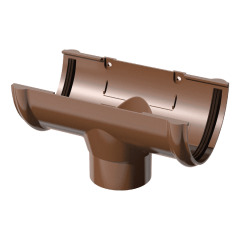 Воронка желоба 125/82 Verat коричневый