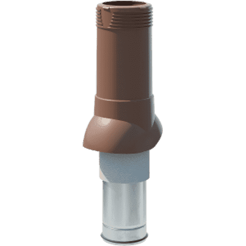 Вентиляционный выход изолированный Технониколь D125/160 мм коричневый шт